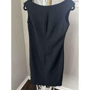 BCBG Dresses SZ 6 Little Black Dress MADE IN USA Midi  Flattering‎ Fit Vintage